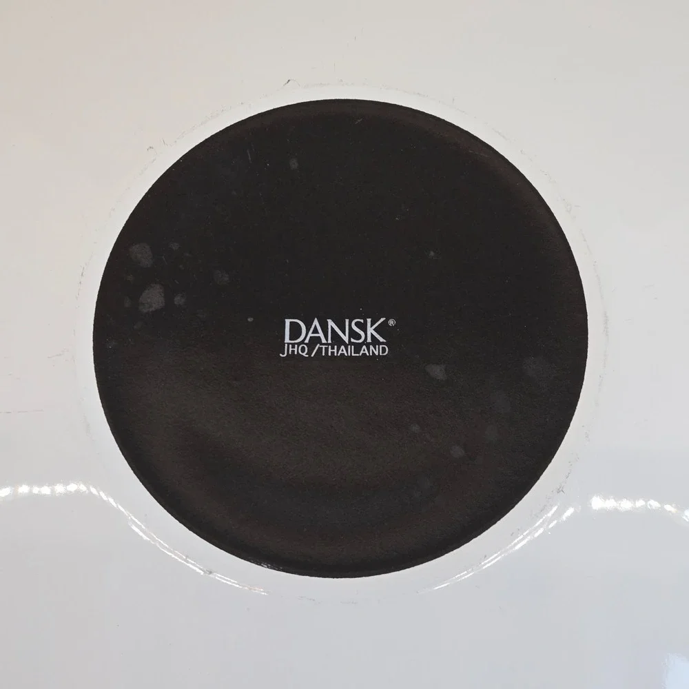 Dansk‎ Kobenstyle White Enamel Paella Pan Buffet Server 13.5